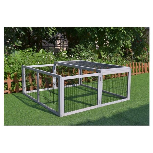 Flamingo - outdoor rabbit cage running yard 116cm L x 112cm W x 45cm H 3