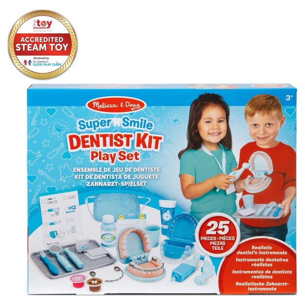 Melissa & Doug - Super Smile Dentist Kit Play Set - (8611) 1