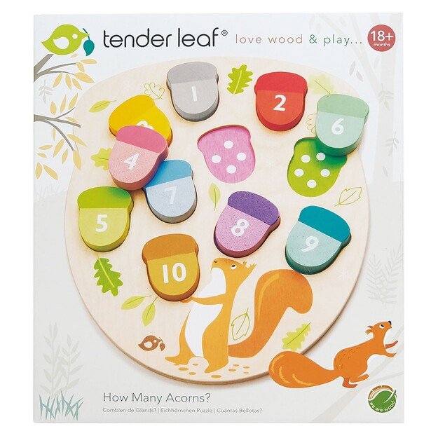 Tender Leaf - Learning Numbers - How Many Acorns - (TL8415) 2