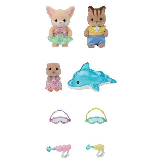Sylvanian Families - Kindergarten Friends - Wading Pool Trio (5749) 3