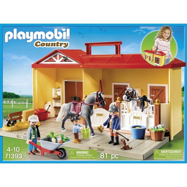 Playmobil - Take along Horse center (71393) 1