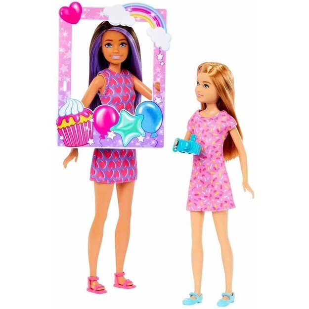 Barbie - Celebration Fun Birthday Skipper and Stacie Doll (HKB12) 2