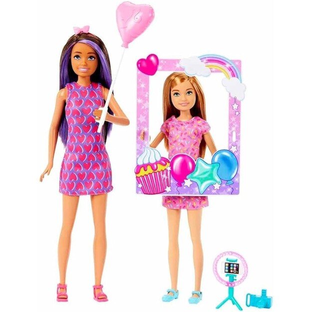 Barbie - Celebration Fun Birthday Skipper and Stacie Doll (HKB12) 5