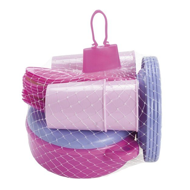 Dantoy - Dinner set, Pink (4397) 1