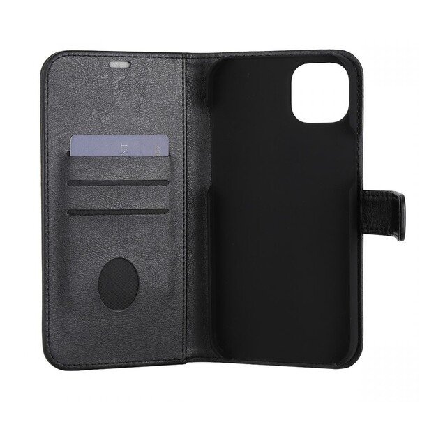 RadiCover - Radiation Protection Wallet Vegan Leather iPhone 14 PLUS Flipcover Black 3