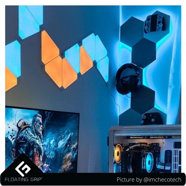 Floating Grip Headphone Hanger Black 8