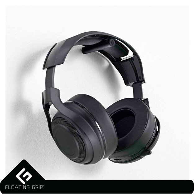 Floating Grip Headphone Hanger Black 3