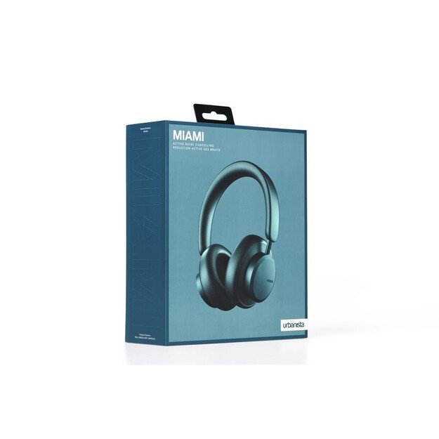 Urbanista - Miami Teal Green Wireless ANC Headphones 6