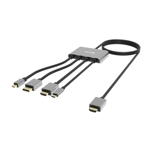 Sandberg - All-In-1 Display Adapter Hub 3