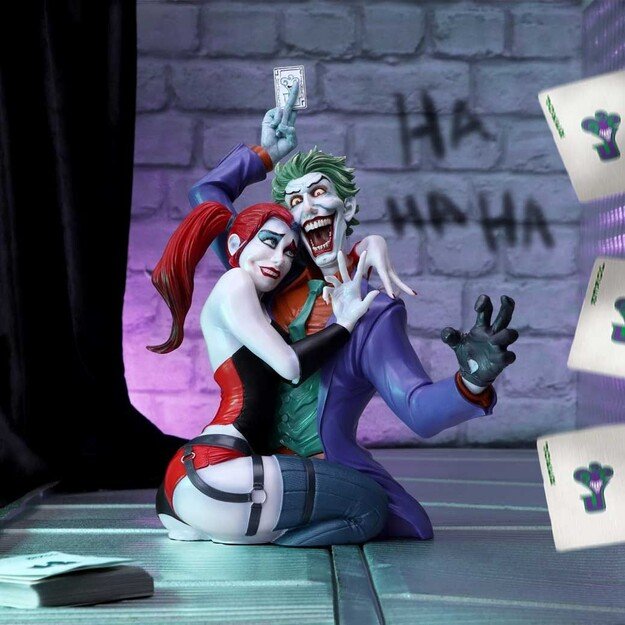 The Joker and Harley Quinn Bust 37.5cm 2