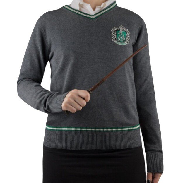 Harry Potter - Slytherin - Grey Knitted Sweater - Medium 4