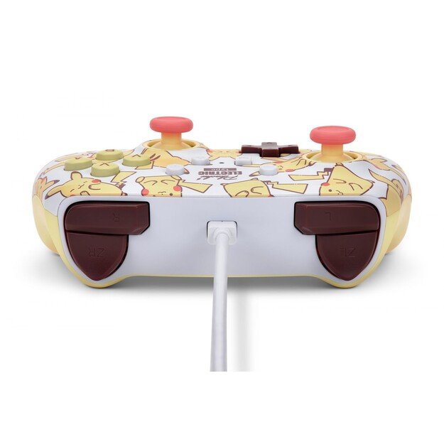 PowerA NSW ENH Wired Controller - Pikachu Blush 3