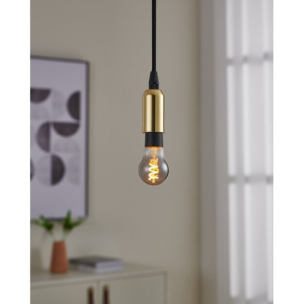 EGLO - E14 P45 spiral, smoke - Warm white - Zigbee, Bluetooth 3