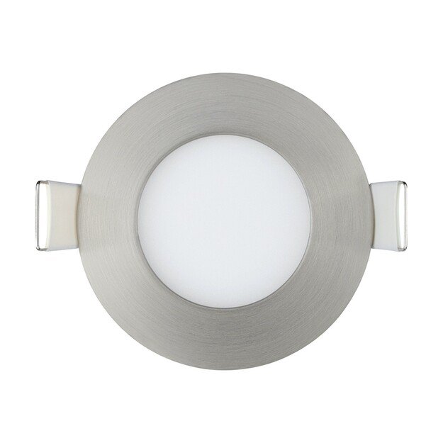 EGLO - Set of 3x Fueva-Z recessed brushed steel Ø8.5 - TW - Zigbee, Bluetooth 3