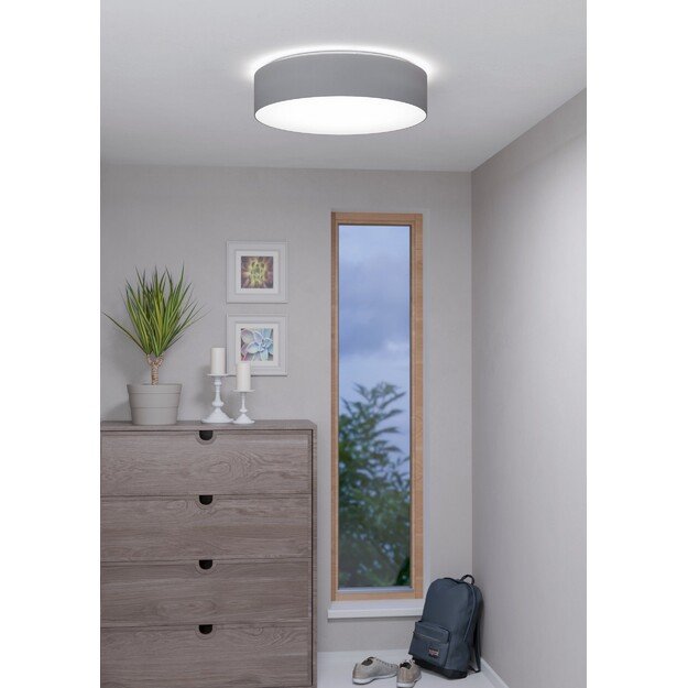 EGLO - Romao-Z loft lamp gray Ø57 - RGB + TW - Zigbee, Bluetooth 3
