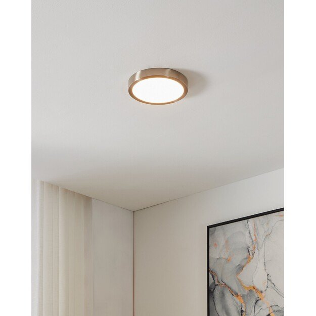 EGLO - Fueva-Z ceiling lamp brushed steel Ø21 - TW - Zigbee, Bluetooth 2