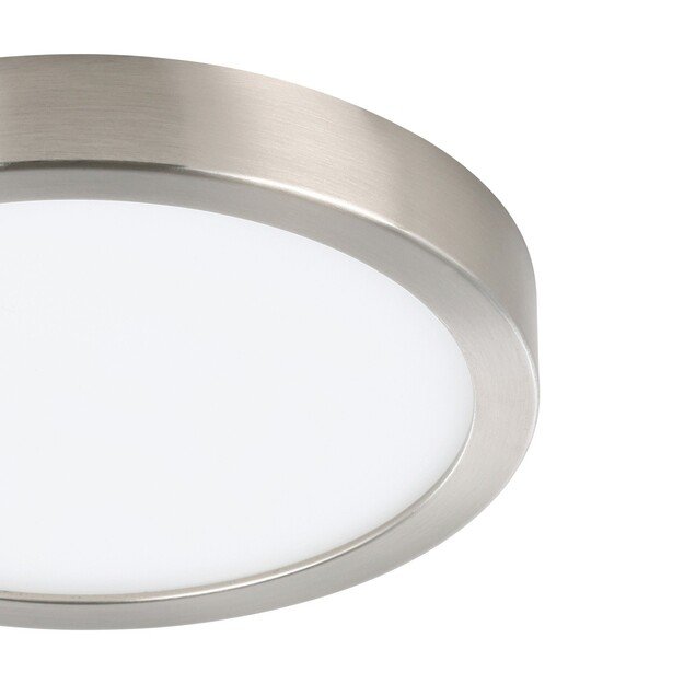 EGLO - Fueva-Z ceiling lamp brushed steel Ø21 - TW - Zigbee, Bluetooth 3