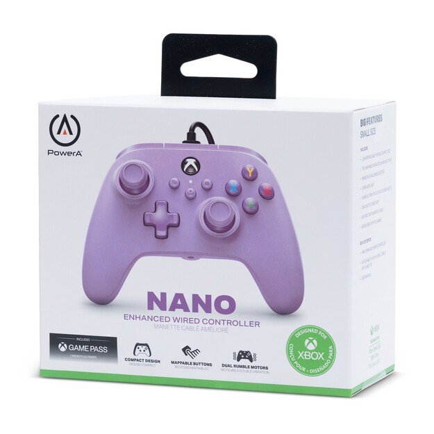 PowerA Nano Enhanced Wired Controller - Xbox Series X/S - Lilac 1