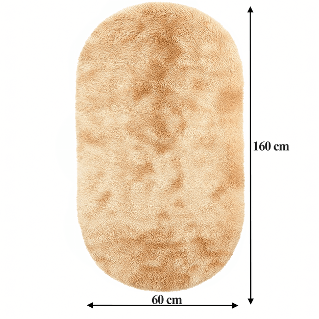 360x Dywan Plusz Mięciutki Shaggy Gęsty Włochacz Duży Puchaty do Salonu 160x60cm 20