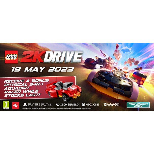 LEGO 2K Drive Bundle with Aquadirt Racer Toy
      
        - PlayStation 5 8