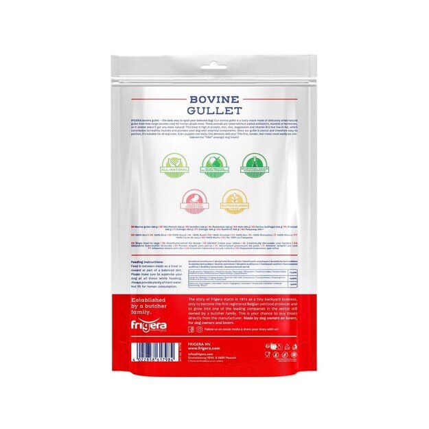 Frigera - Natural Dog Chews Bovine gullet 500 g - (402285851798) 1