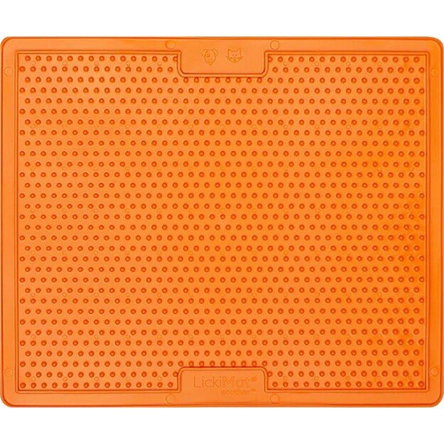 LICKI MAT - Dog Bowl Soother Xl Orange 30,5X25,5Cm - (645.5390) 1