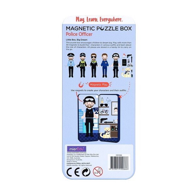 mierEdu - Magnetic Hero Box - Police Officer - (ME086) 1
