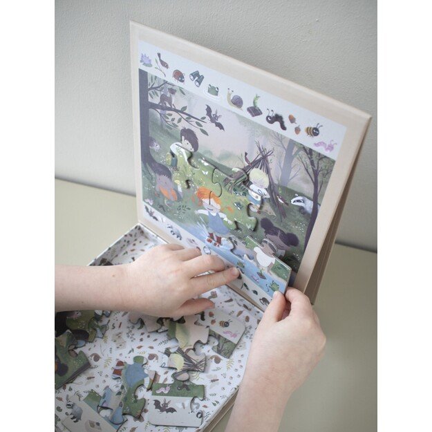 Filibabba - Magnetic puzzle - Enchanted forest - (FI-03325) 4