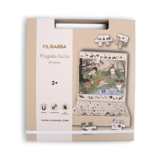 Filibabba - Magnetic puzzle - Enchanted forest - (FI-03325) 9