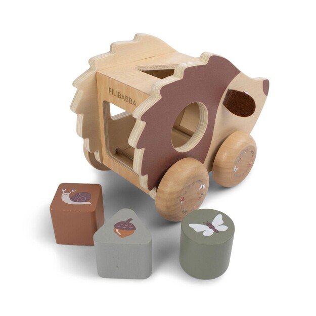 Filibabba - Pull along toy - Henning the hedgehog - (FI-03369) 2