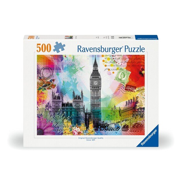 Ravensburger - Puzzle London Postcard 500p (12000309) 1