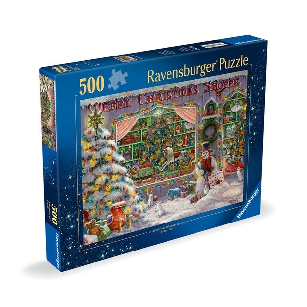 Ravensburger - Puzzle The Christmas Shop 500p (12000215) 1