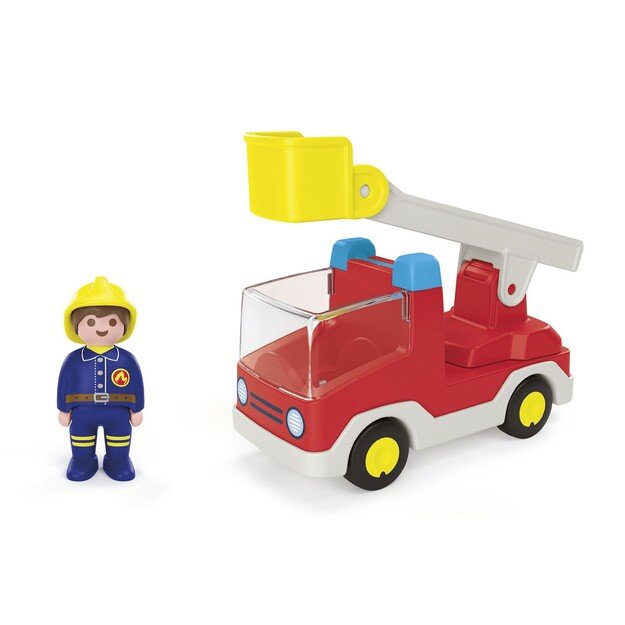 Playmobil - JUNIOR: Ladder Unit Fire Truck (71683) 4