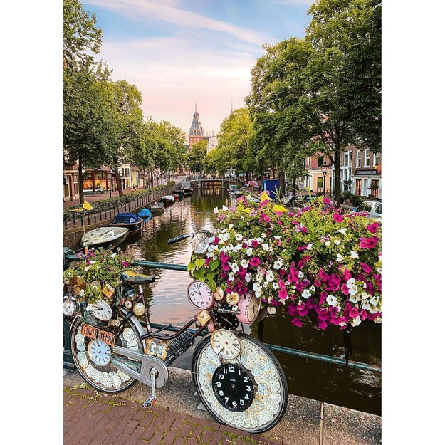 Ravensburger - Puzzle Bicycle Amsterdam 1000p (12000780) 1