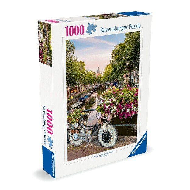 Ravensburger - Puzzle Bicycle Amsterdam 1000p (12000780) 2