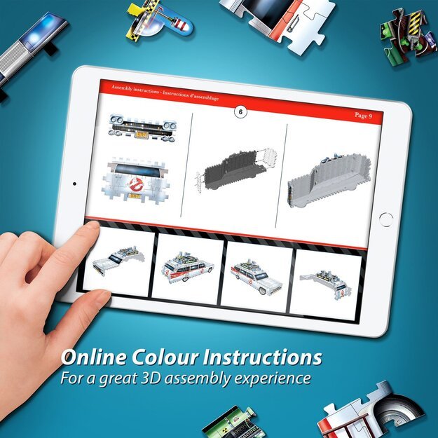 Wrebbit 3D Puzzle - Ghostbusters - Ecto-1 (40970039) 1