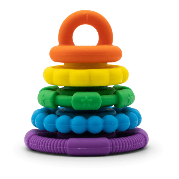 Jellystone Designs - Rainbow Stacker and Teether Toy - rainbow (JSD0257) 1