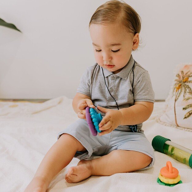Jellystone Designs - Rainbow Stacker and Teether Toy - rainbow (JSD0257) 2