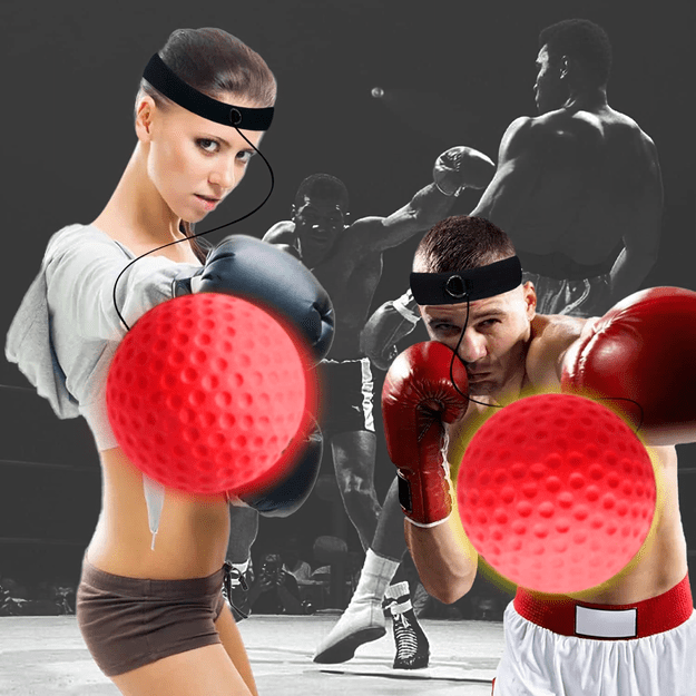 Reflex Boxing Ball Reflexówka bokso kamuolys galvos treniruotėms Pear 19