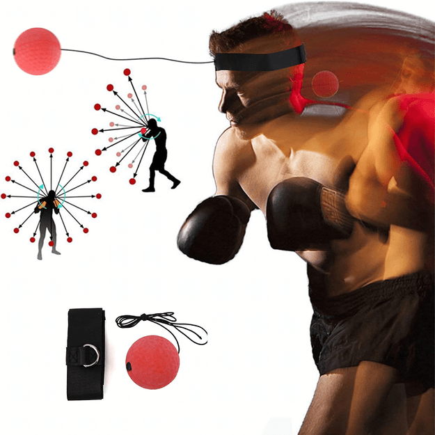 Reflex Boxing Ball Reflexówka bokso kamuolys galvos treniruotėms Pear 16