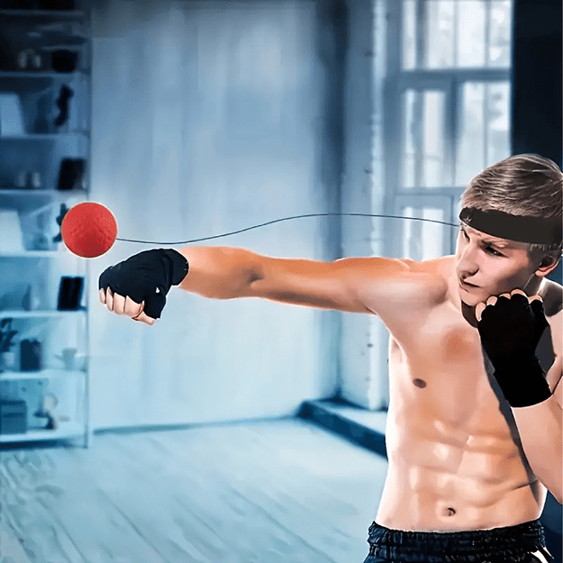 Reflex Boxing Ball Reflexówka bokso kamuolys galvos treniruotėms Pear 20