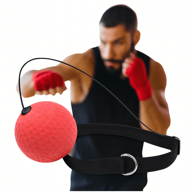 Reflex Boxing Ball Reflexówka bokso kamuolys galvos treniruotėms Pear 6