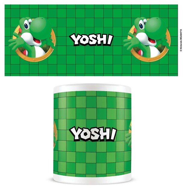 Pyramid International - Super Mario Mug (Yoshi 3D Port) - White 1