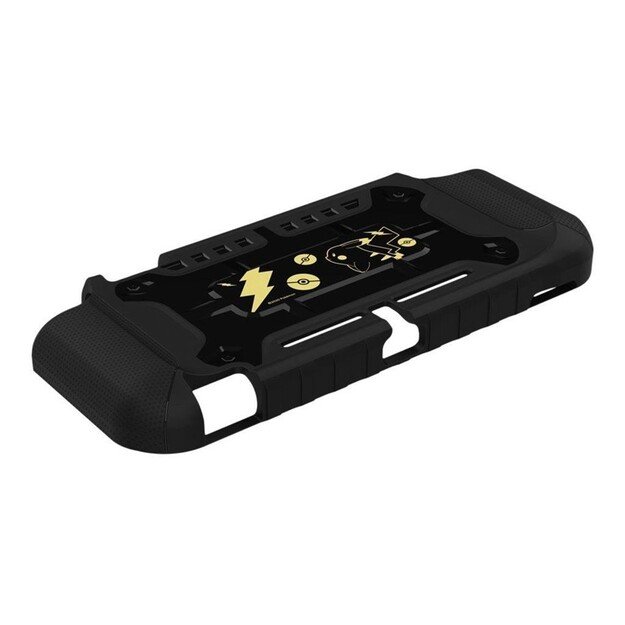 HORI Switch Lite Hybrid System Armor - Pokémon Pikachu Black & Gold 3