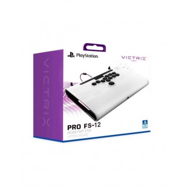PDP Victrix Pro FS-12 Arcade Fight Stick White Licensed 3