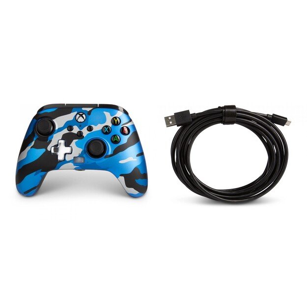 PowerA Enhanced Wired Controller For Xbox Series X - S - Blue Camo 1