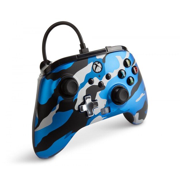 PowerA Enhanced Wired Controller For Xbox Series X - S - Blue Camo 3