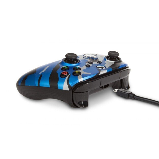 PowerA Enhanced Wired Controller For Xbox Series X - S - Blue Camo 7