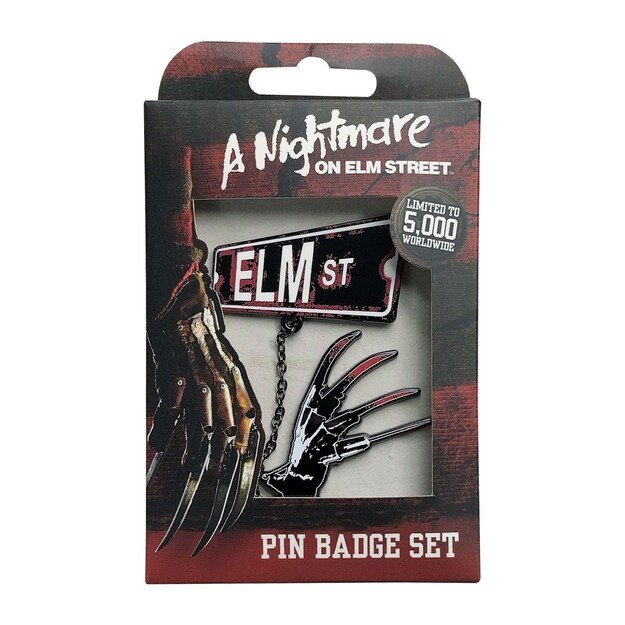 Nightmare on Elm St Pin Badge Set 1