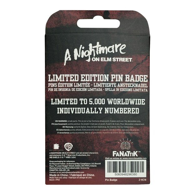 Nightmare on Elm St Pin Badge Set 3